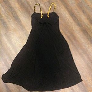 Maggy Boutique long black dress sz 10